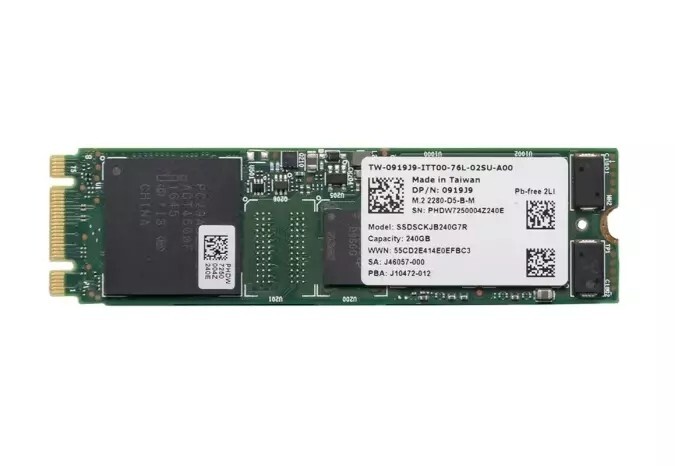 USED Dell Intel 240GB M.2 SATA 6Gb/s RI Solid State Drive SSD 919J9 TC2RP