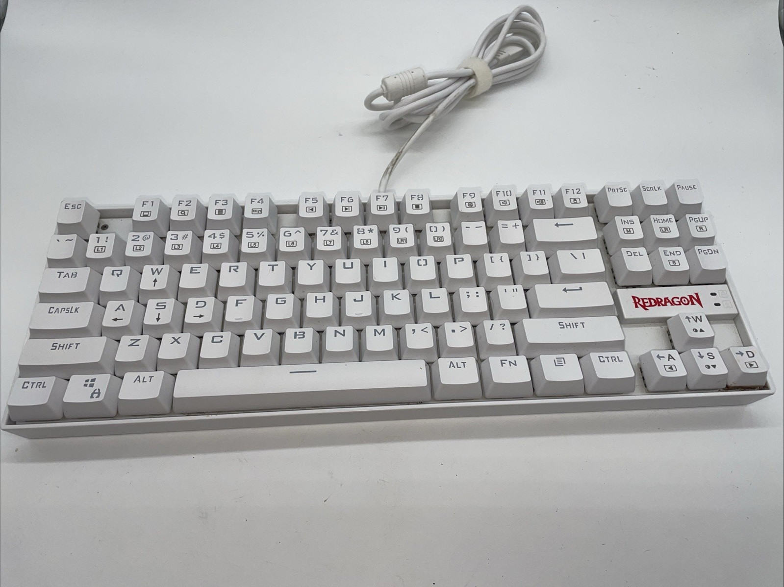 Red Dragon K552-WR Mechanical Gaming Keyboard, LED, Tested (See Video)