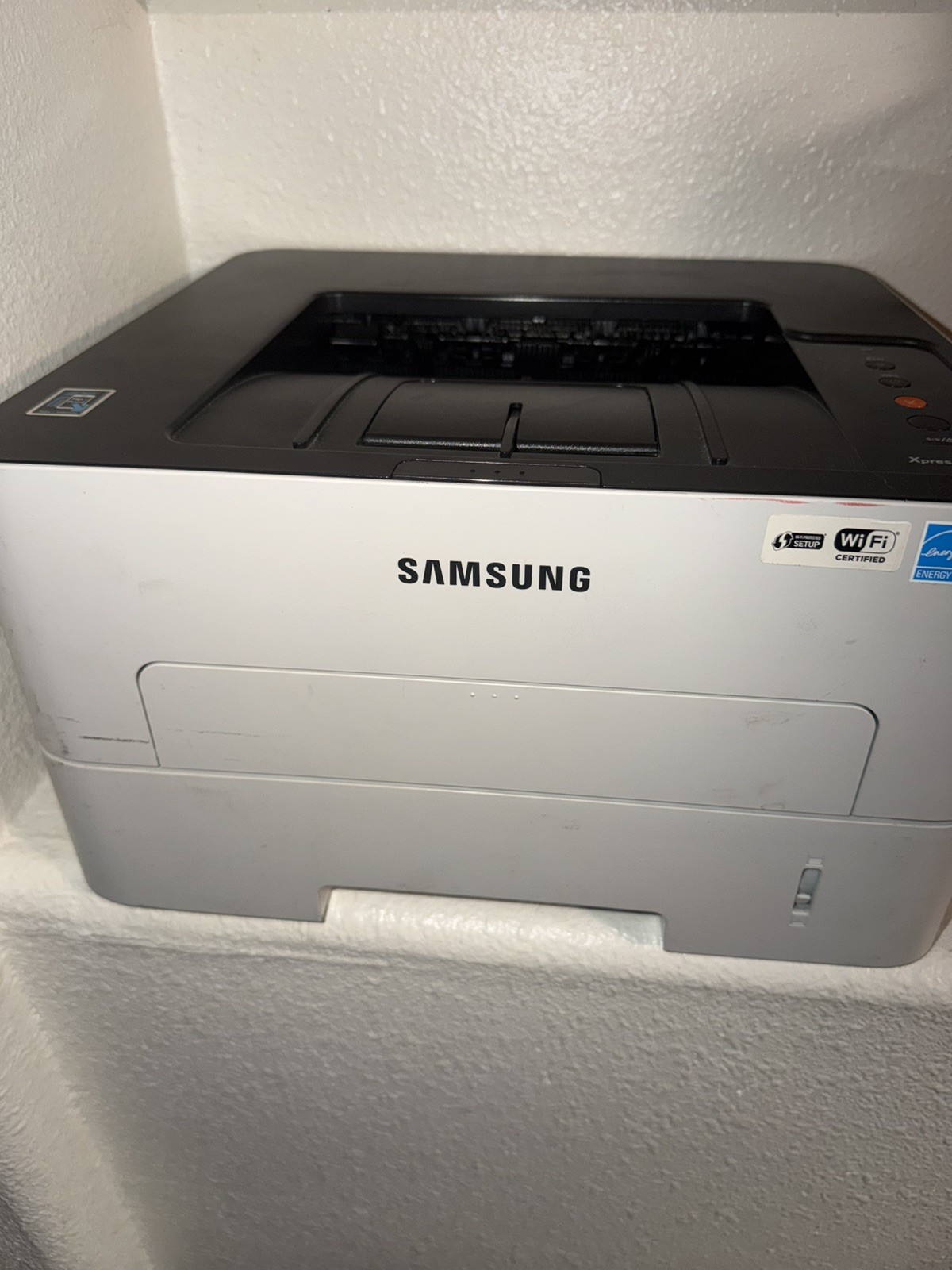 Samsung Xpress M2835DW Monochrome Laser Printer Tested w/Toner MLT-D116 50%