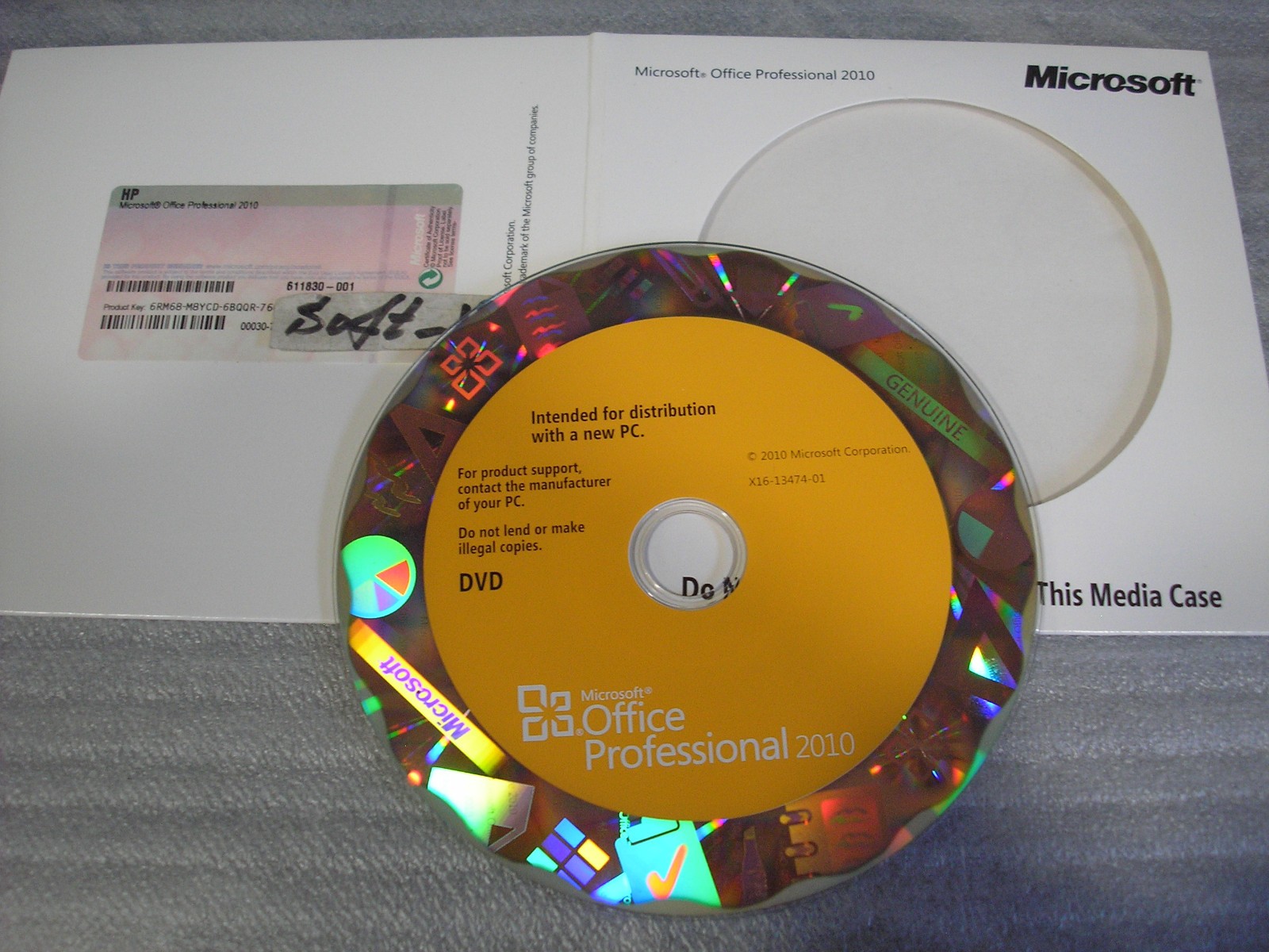 Microsoft Office 2010 Professional Full English OEM Version MS Win Pro