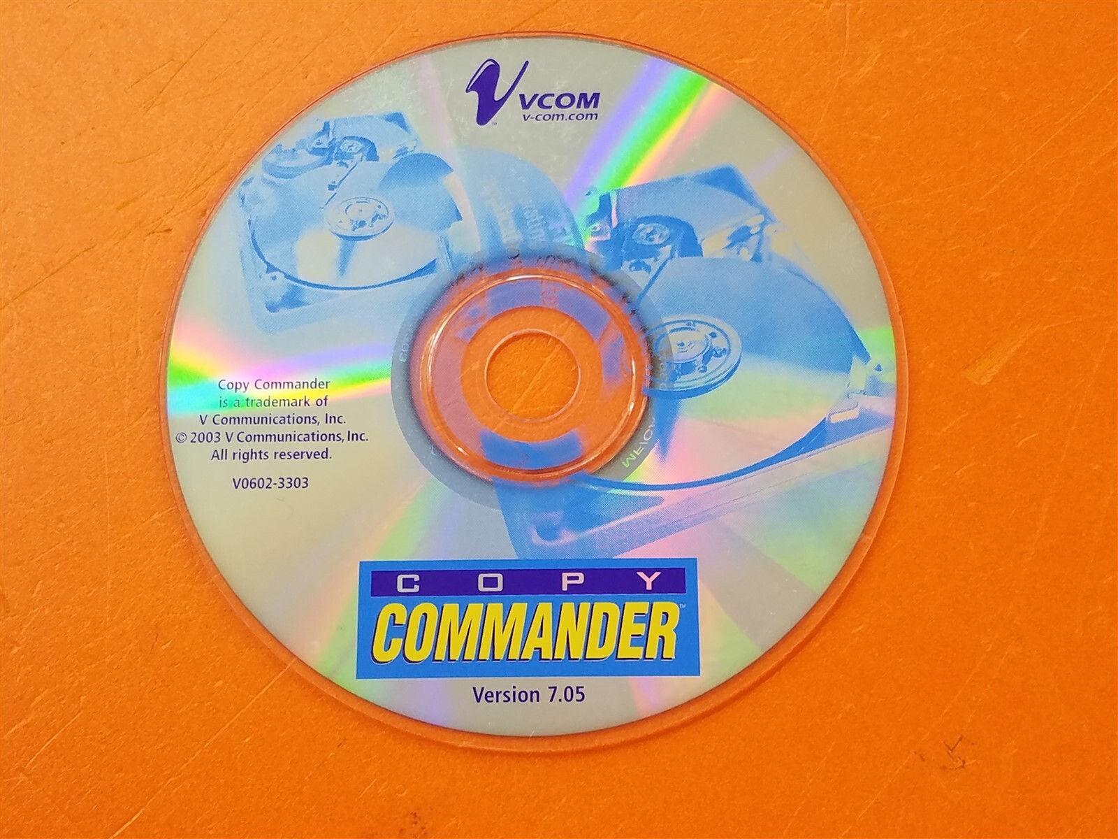 ⭐️⭐️⭐️⭐️⭐️ PC Software CD Disc VCom Copy Commander Version 7.05