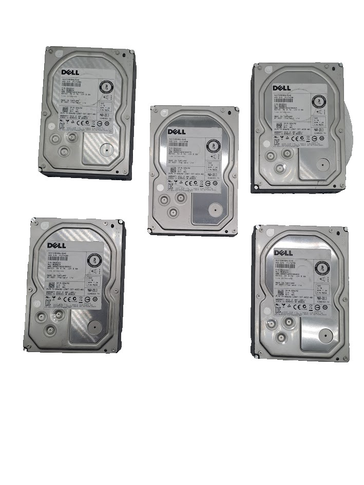 5X Dell 3TB Dell SAS Server 3.5" Enterprise Plus Hard Drive HUS723030ALS640