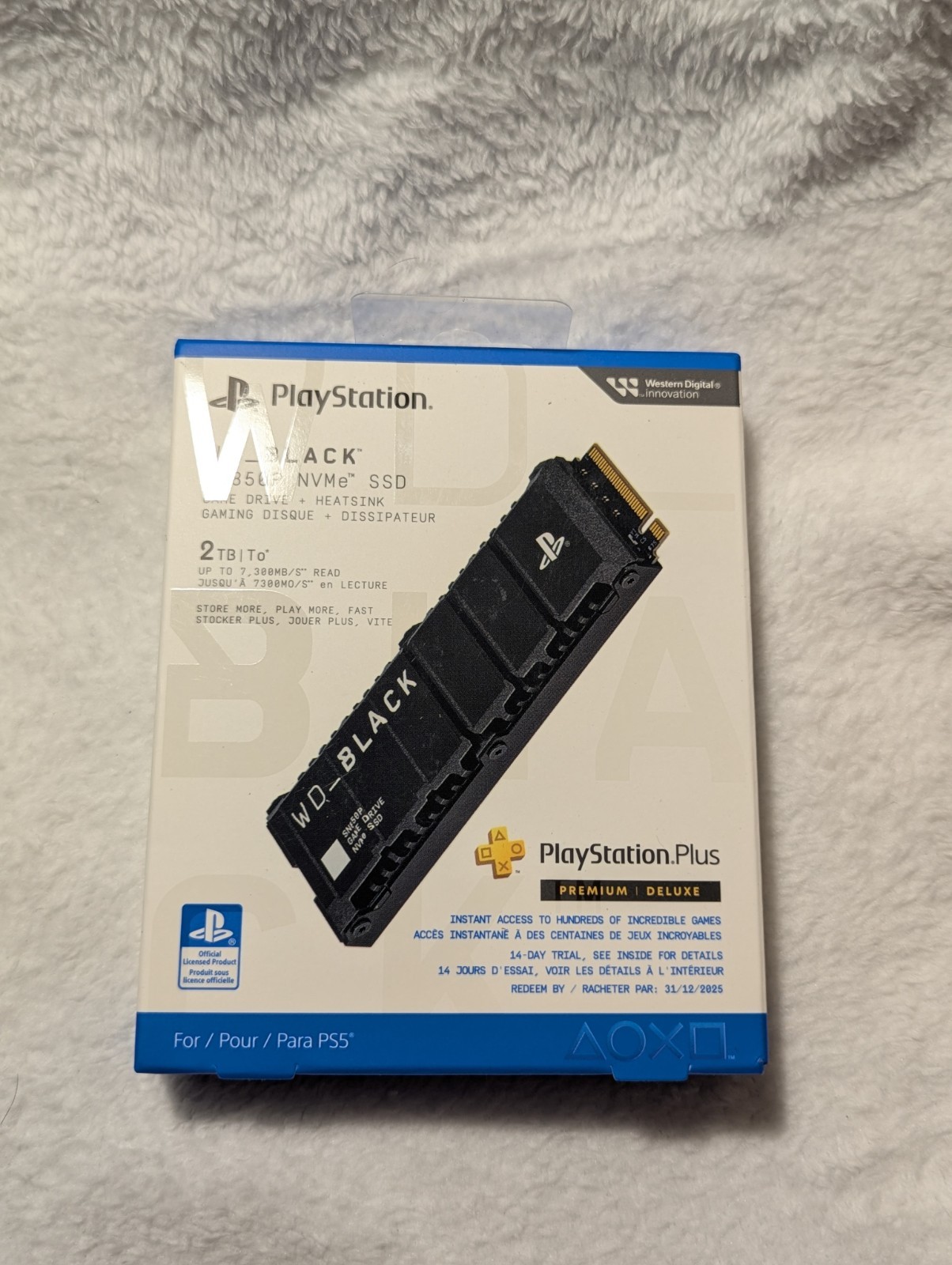 WD BLACK SN850P 2TB NVMe SSD w/ Heatsink  Compatible PS5 & Desktop PC