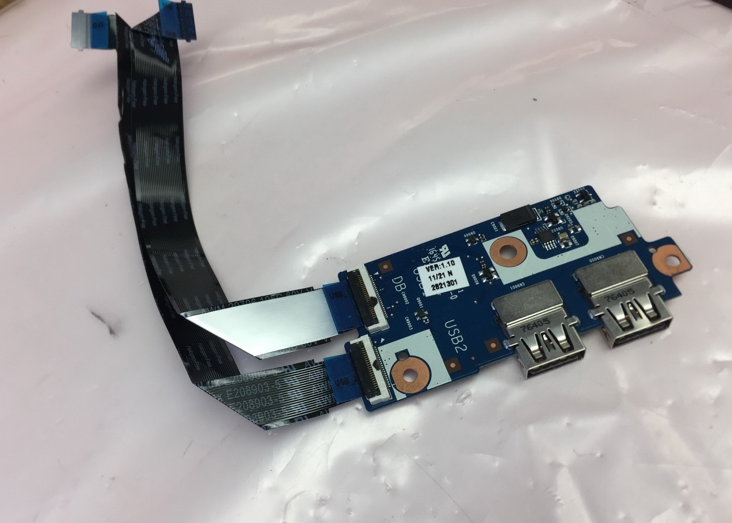 Genuine HP Envy 15-AS 15T-AS Series Power Button USB Board w/Cable 6050A2821301