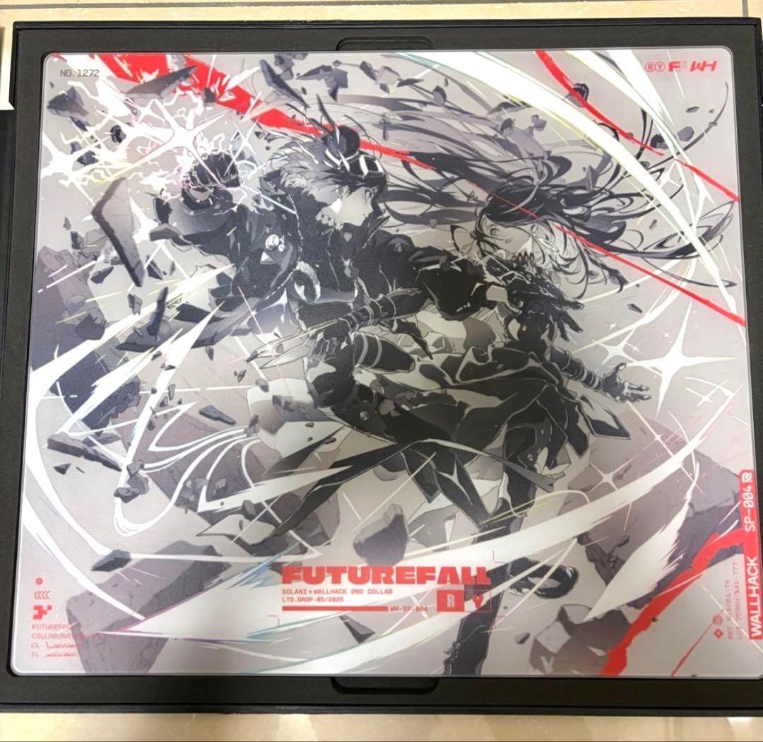 WALLHACK SP-004 Future Fall Glass Mouse Pad Limited Edition Art Solani