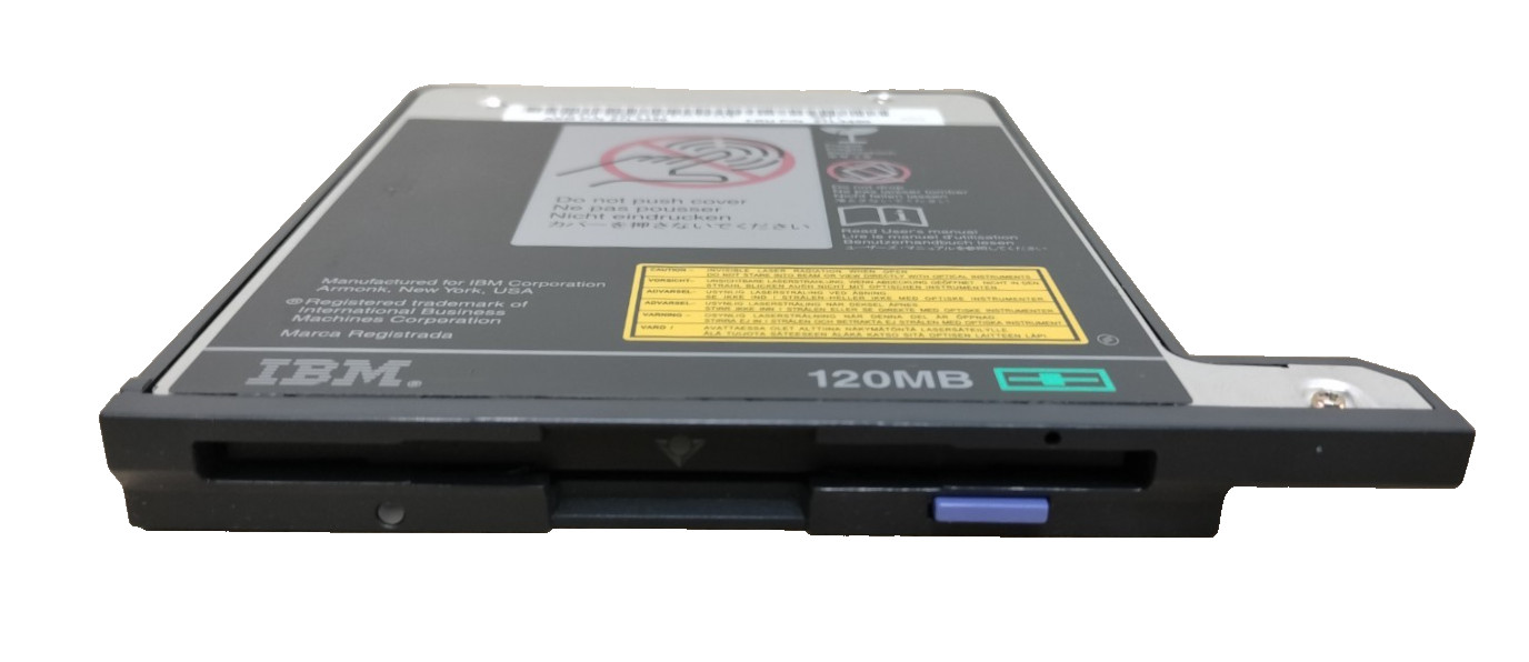 IBM ThinkPad A20 A30 T20 T30 R30 R40 LS-120 120MB SuperDisk Floppy Drive Module