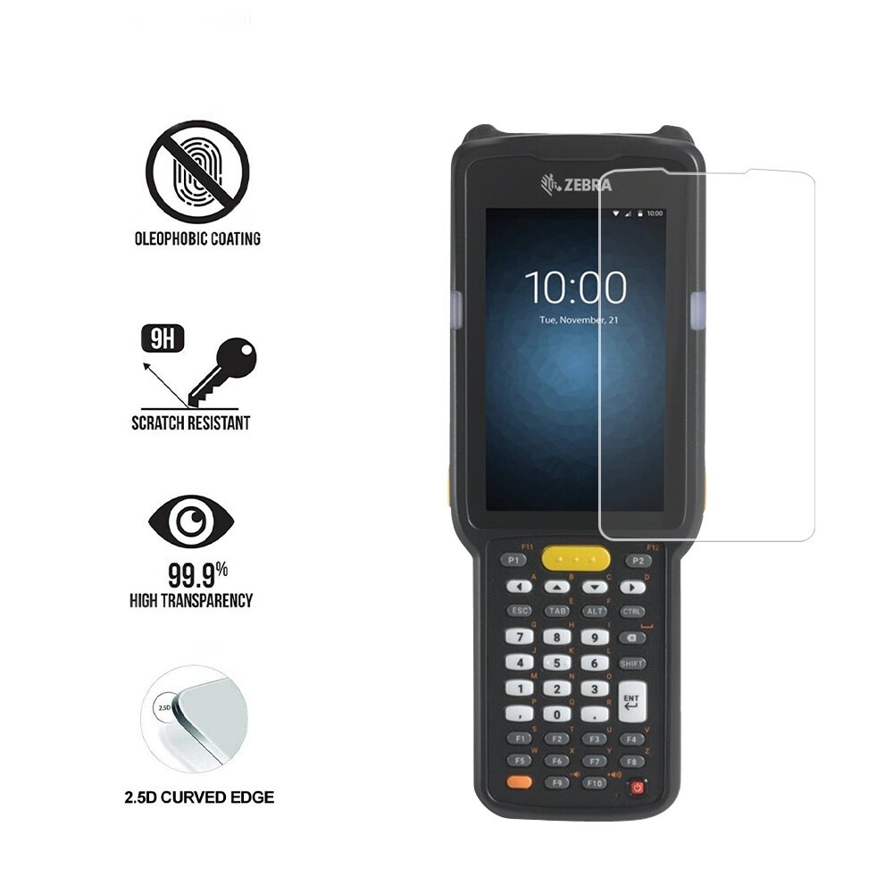 5-Pack Tempered Screen Protector Film for Zebra MC3300
