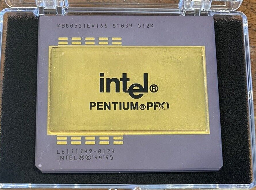  Intel Pentium Pro KB80521EX166 SY034 512K Processor 