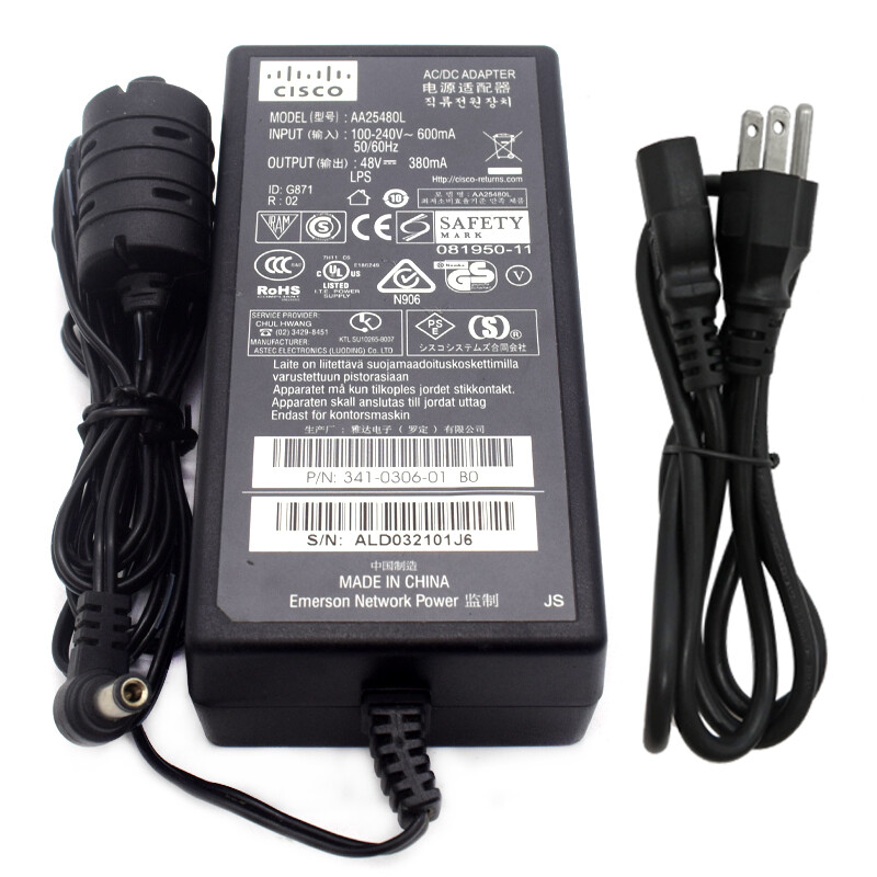 Cisco Power AC Adapter Charger For Aironet AIR-CAP3602I-A-K9 AIR-CAP3602I-E-K9