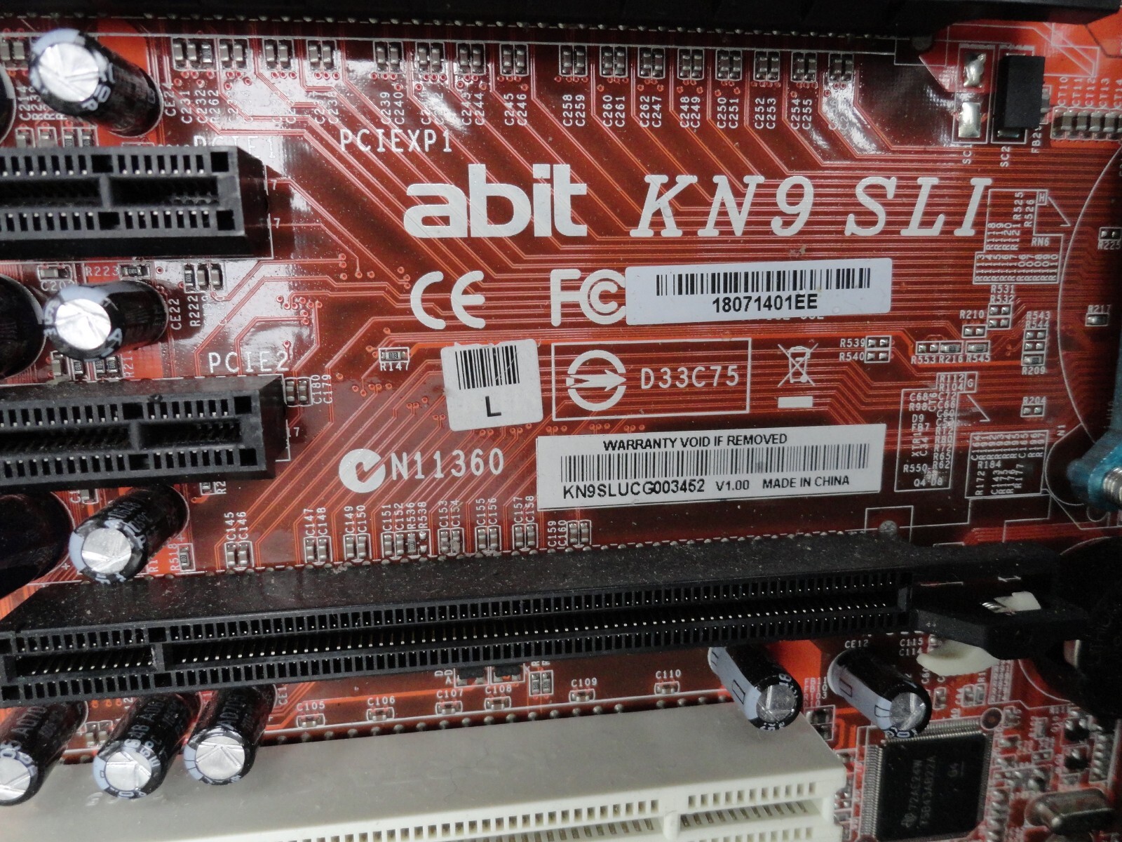 Abit KN9 SLI AMD Socket 939 DDR2 ATX Motherboard + Shield
