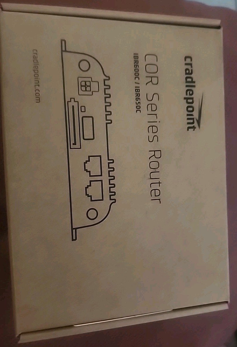 Cradlepoint COR Series Router IBR600C/IBR650C NIB