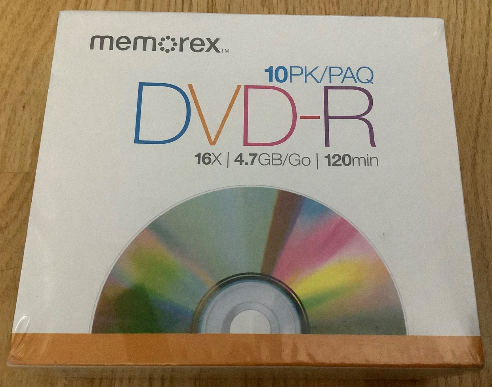DVD+R Memorex 10pk 16x 4.7GB GO 120Min NEW SEALED