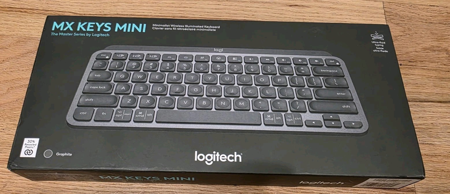 Logitech MX Keys Mini Bluetooth Illuminated English QWERTY Black