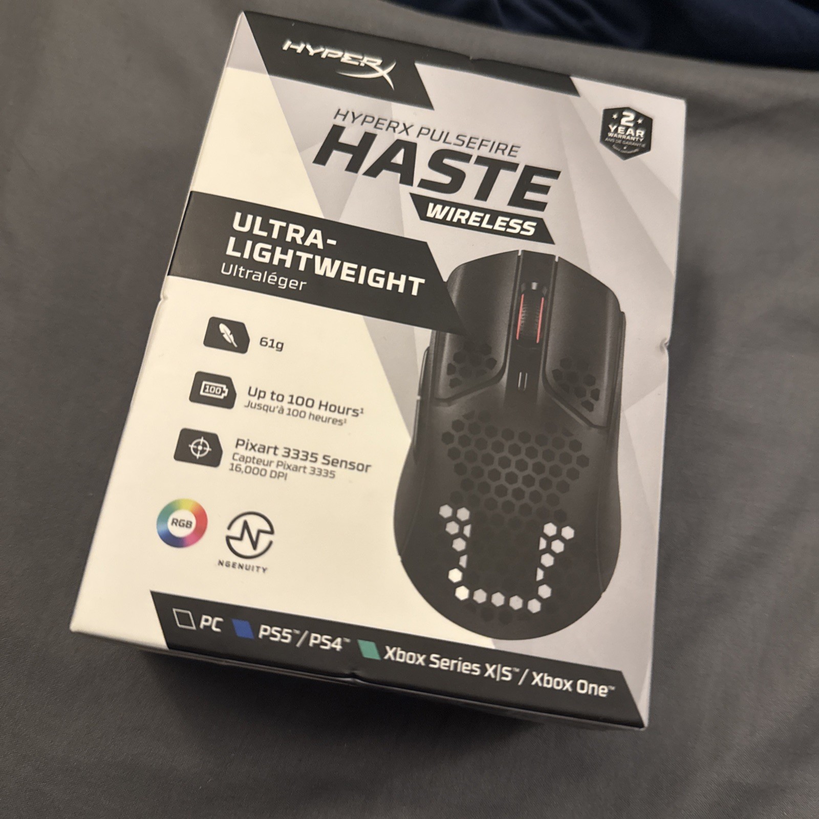 HP HyperX Pulsefire Haste Wireless Gaming Mouse - 4P5D7AA