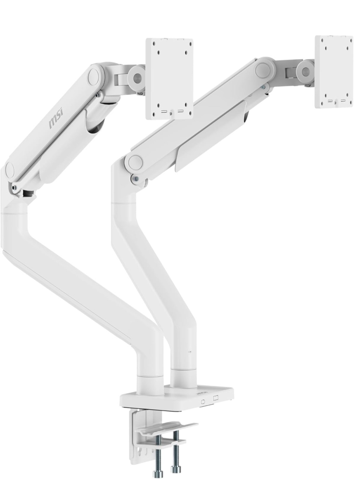 MSI MAG MT201DW - Premium Heavy Duty Dual Monitor Stand Arms, 17-45" Support
