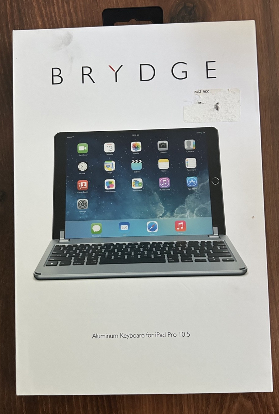 BRYDGE Bluetooth Wireless Keyboard for Apple 10.5" iPad Pro BRY8002 Space Grey