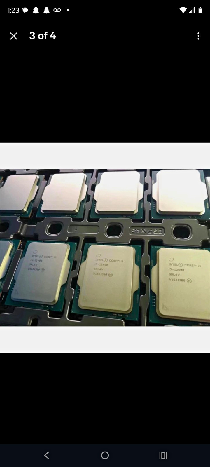 Intel Core i5-12400F LGA1700 6-Core 2.50GHz 18MB L3 Tray. No Stock Cooler Or Box