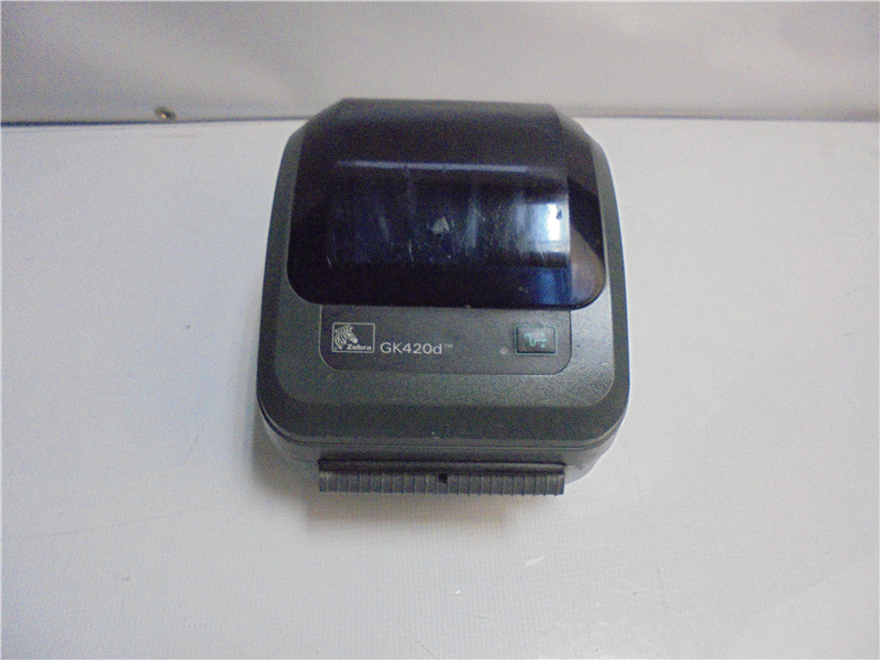 Zebra GX420D Thermal Label Printer Tested No Power Adapter