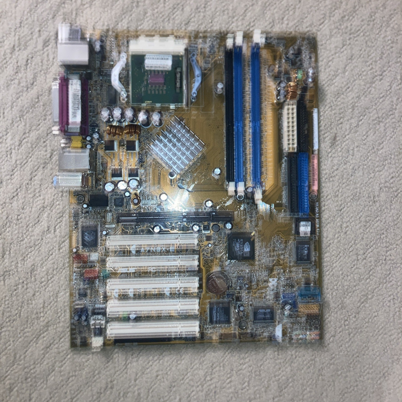A7NBX-E ASUS Retro Motherboard AMD Athlon CPU Included