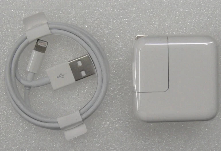 Genuine 12W Charger And 1M Lightning to USB Cable For Apple iPad's & iPhones's