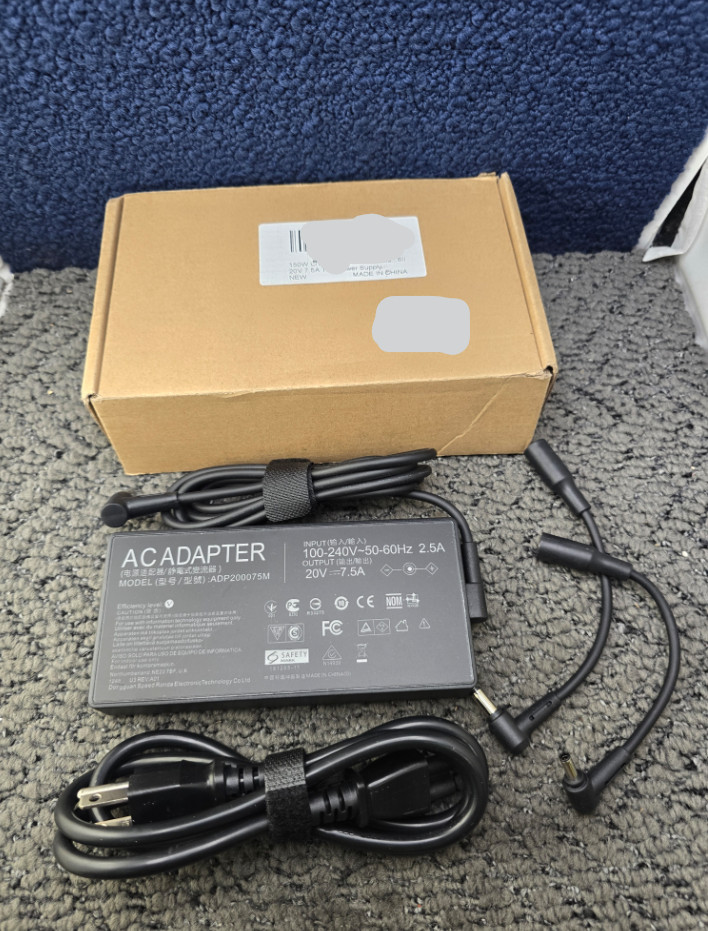 ASUS ADP200075M: AC Adapter Input 100-240V~50-60Hz 2.5A Output 20V-7.5A