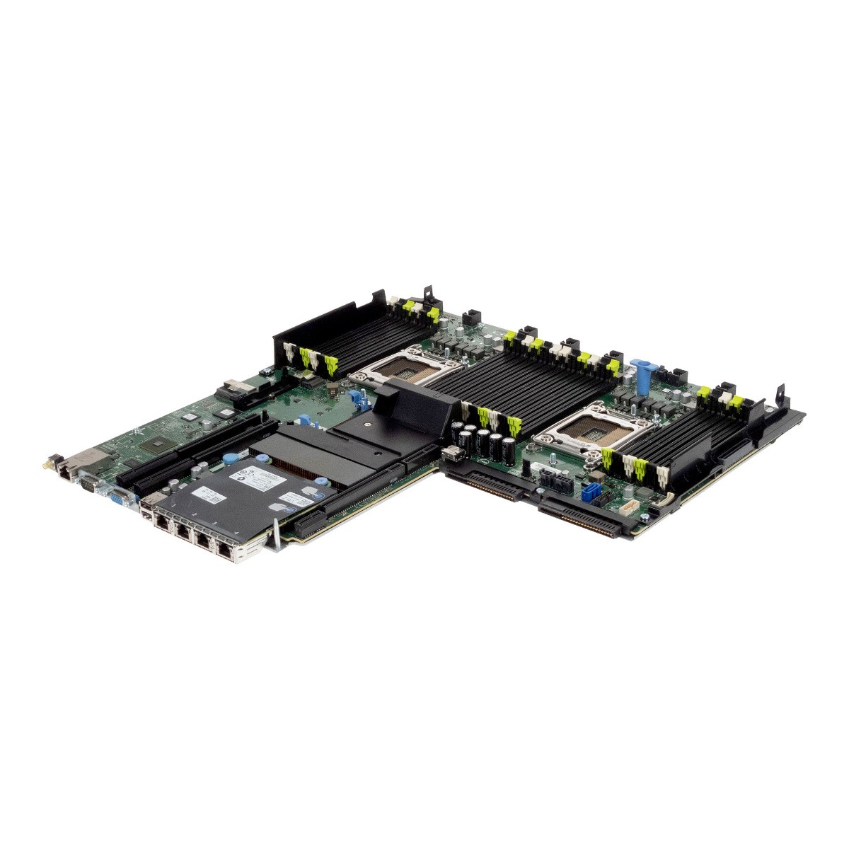 DELL 01W23F 2x LGA2011 24x DDR3 SYSTEM BOARD PowerEdge R620 with 098493 QUAD PORT