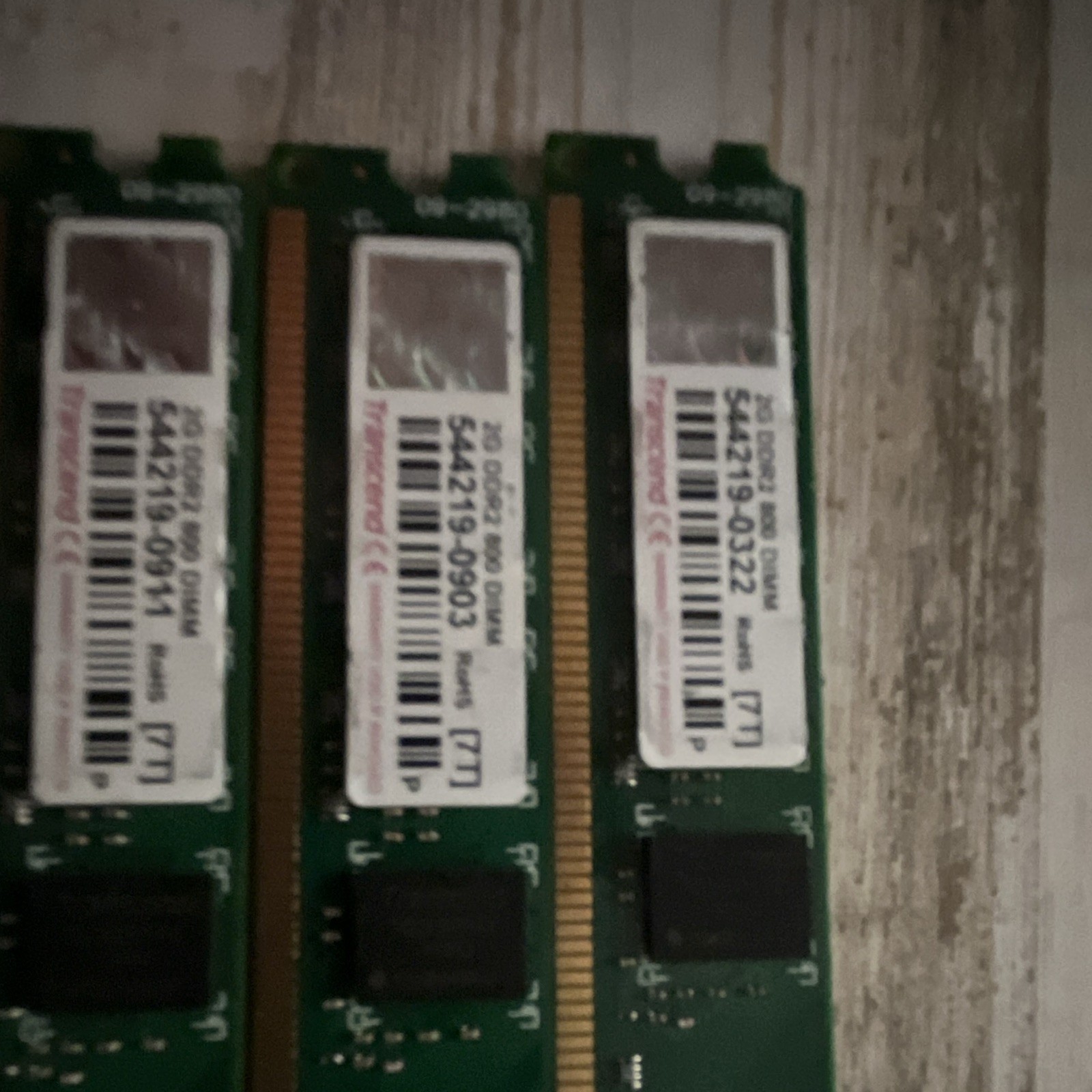 Transcend 6GB (3x2GB) DDR2-800 PC2-6400 240-Pin DIMM JM800QLU2G