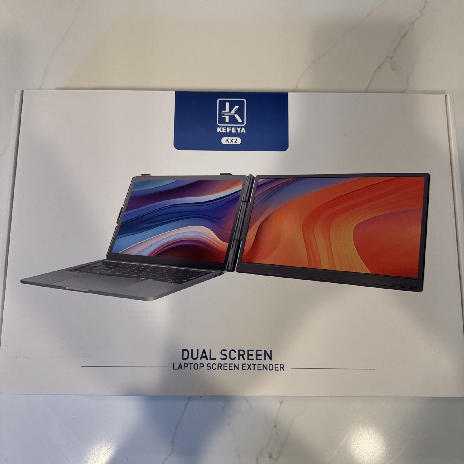 KEFEYA KX2 Laptop Screen Extender 14", FHD 1080P IPS Laptop Monitor Extender