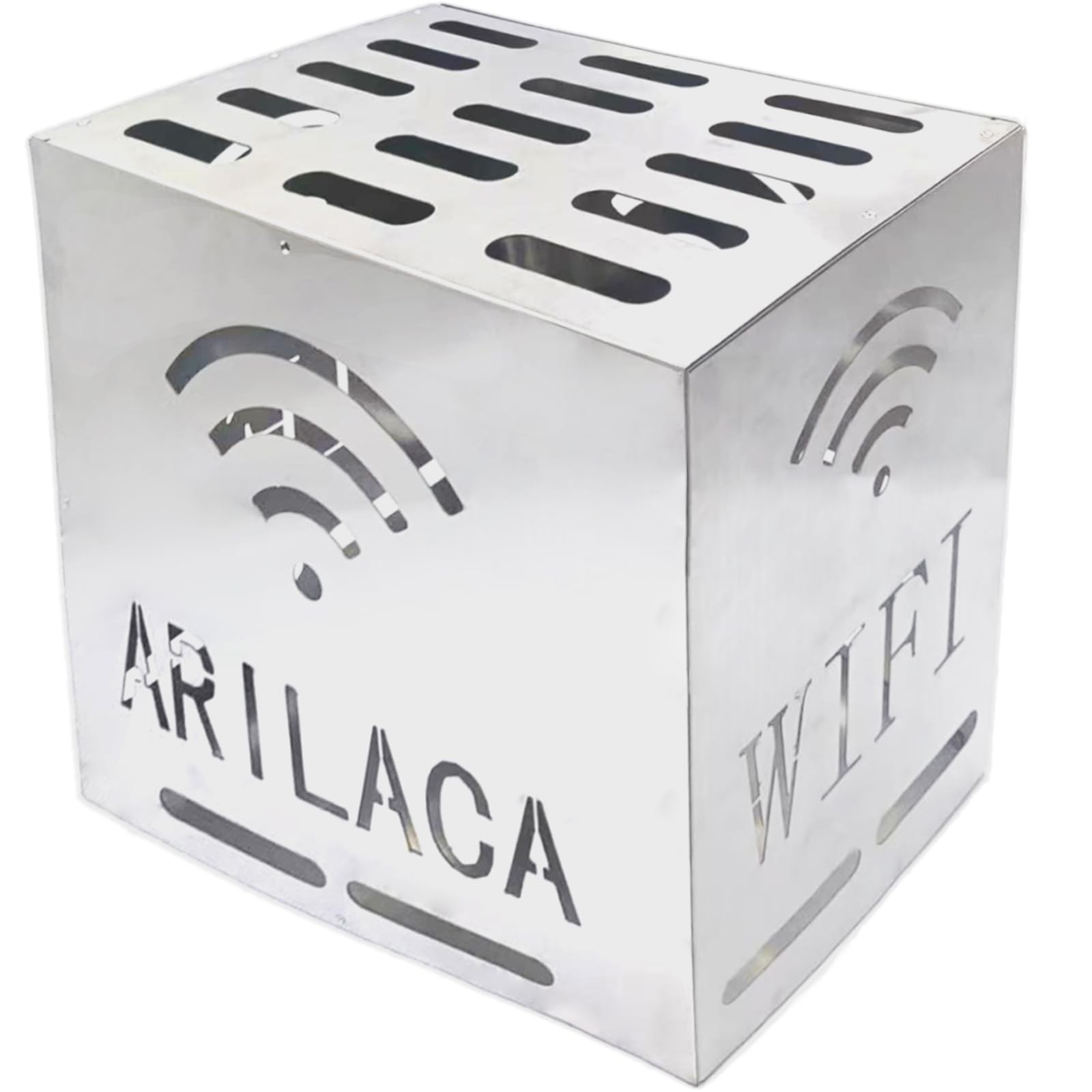 Large WiFi Router Cover Shielding E m f Blocker for 1B, Silver 