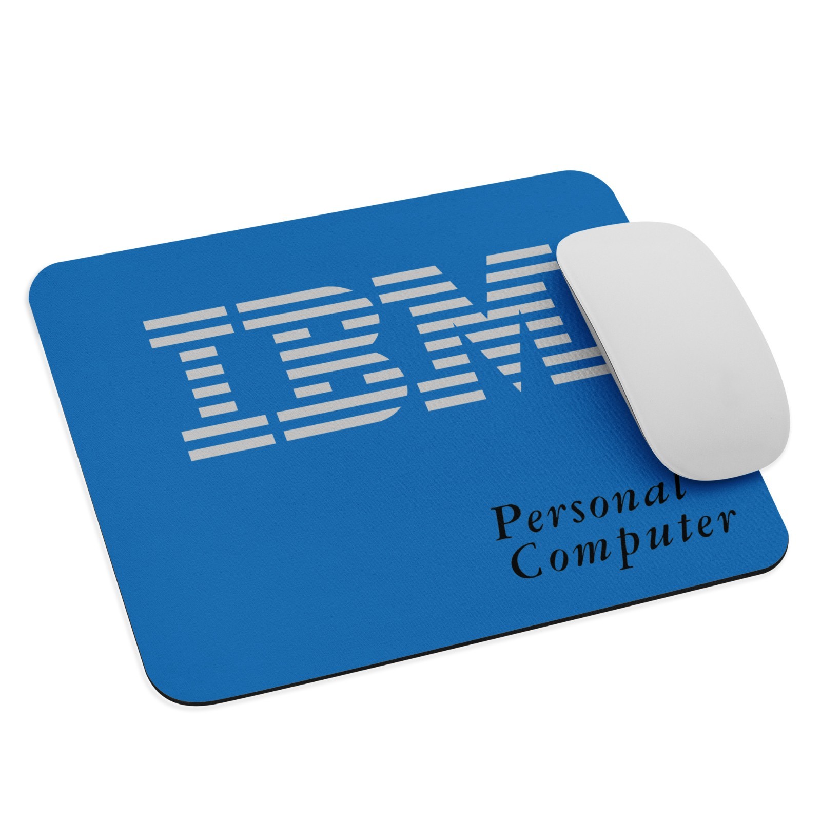 Vintage IBM Personal Computer Mousepad (9.5x7.75 in) – Retro Geek Desk Decor