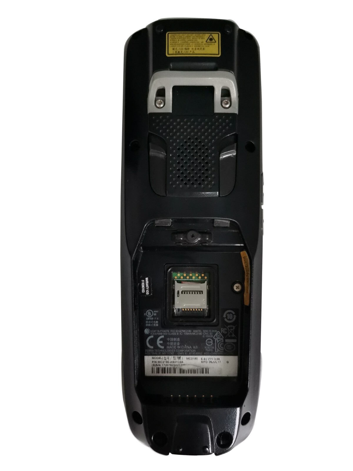 Working Zebra MC2180 Mobile Computer with 2D SE4500 Scan Engine MC2180-AS01C0A
