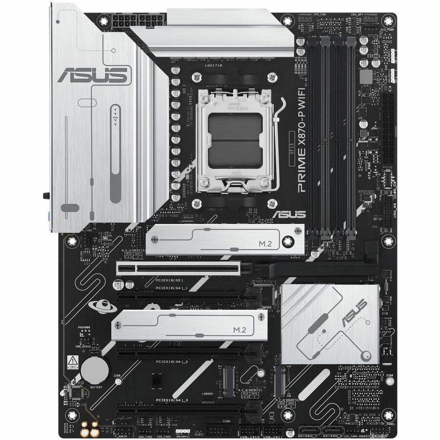 ASUS PRIME X870-P WIFI AMD AM5 X870 ATX DDR5 PCIe 5.0 Motherboard