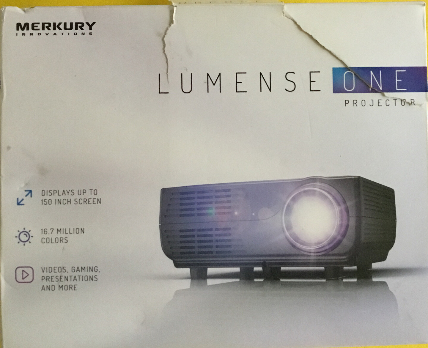 Merkury Innovations Lumense One Projector - MI-PRJ01-101 Open Box ————————-12