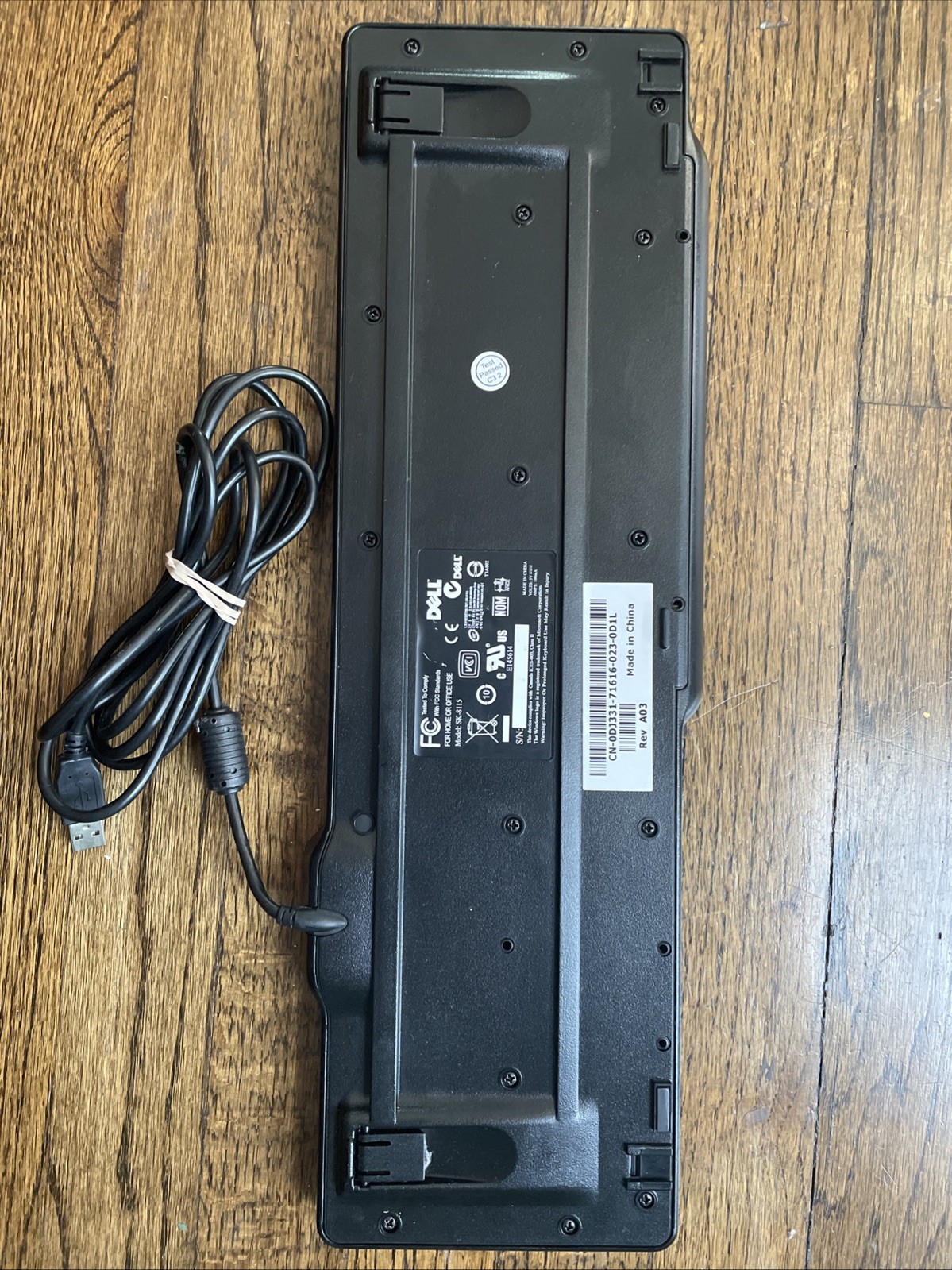 Dell Wired USB keyboards  Black L100/SK-8115 standard 104 key Genuine.Tested