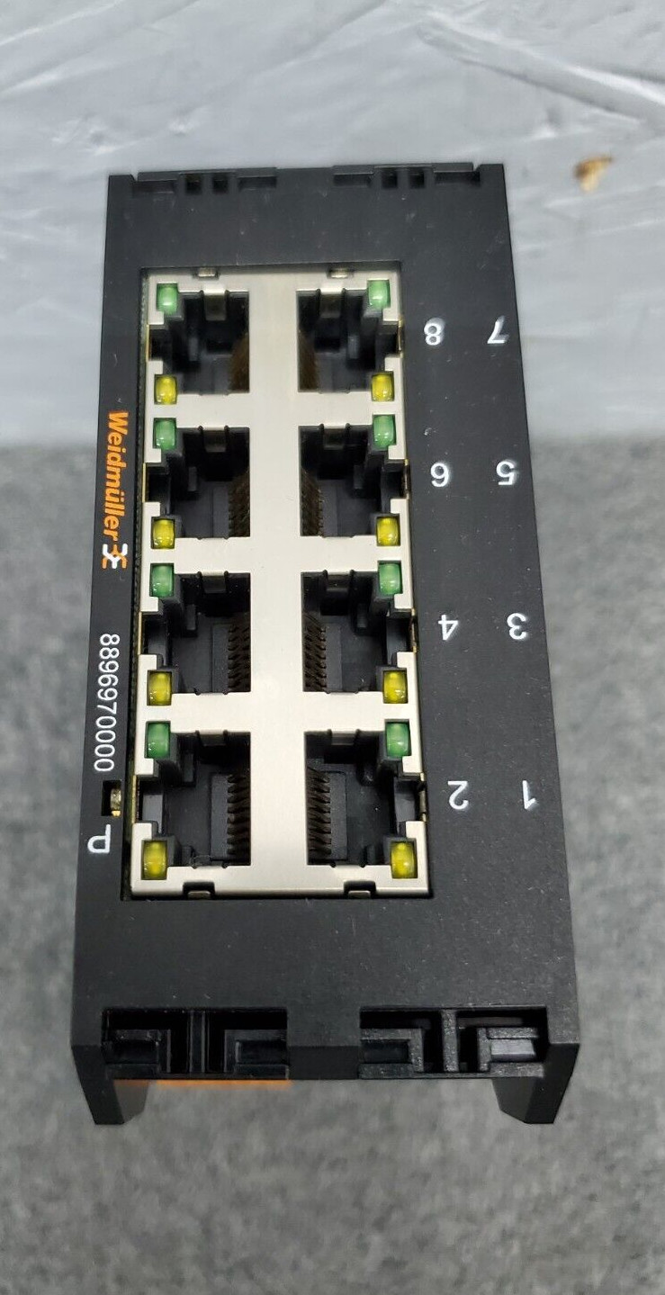 Weidmuller IE-SW8-WAVE Industrial Mount 8 Port Ethernet Switch