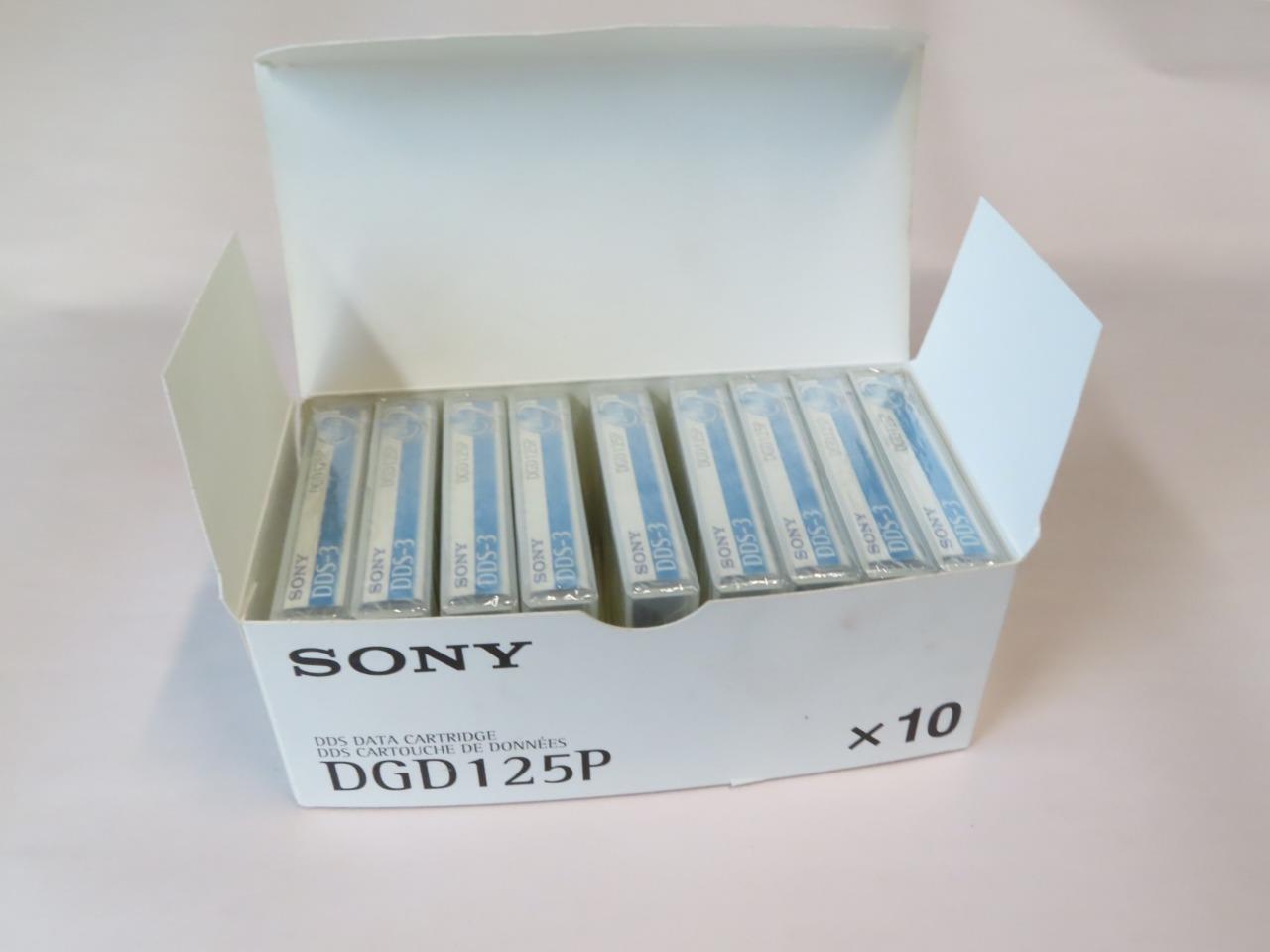 LOT OF 9X NEW SONY DDS3 DGD125P PREMIUM 125P 24GB