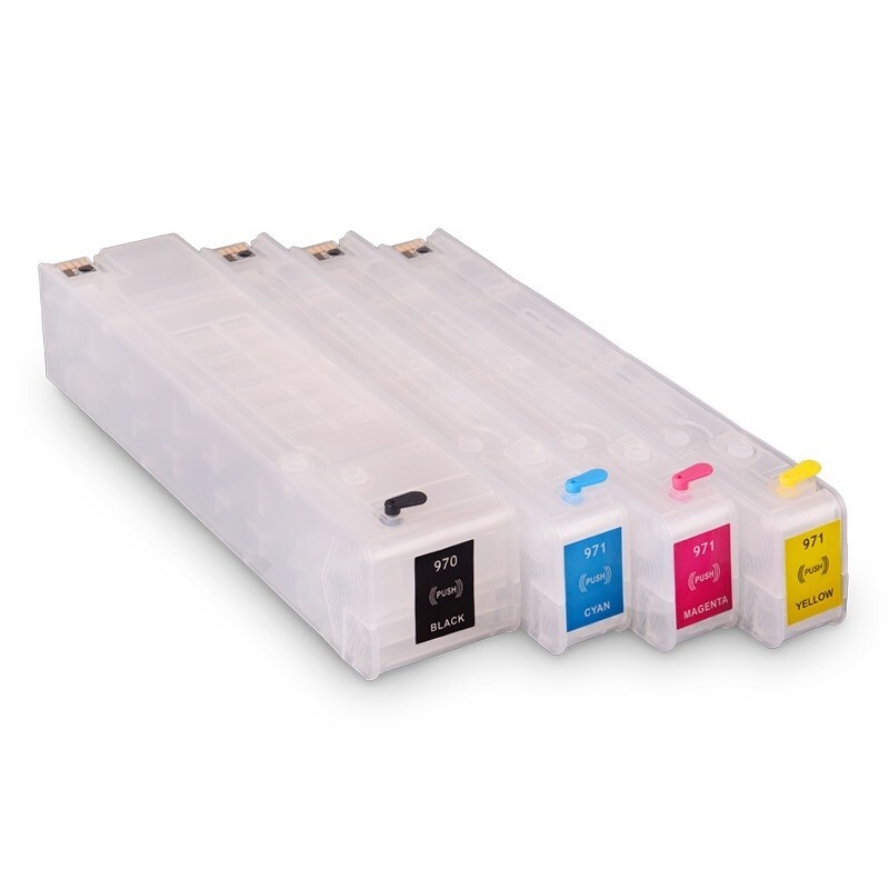 Refillable Ink Cartridge compatible HP 970 971 970XL 971XL Officejet X451dn X451