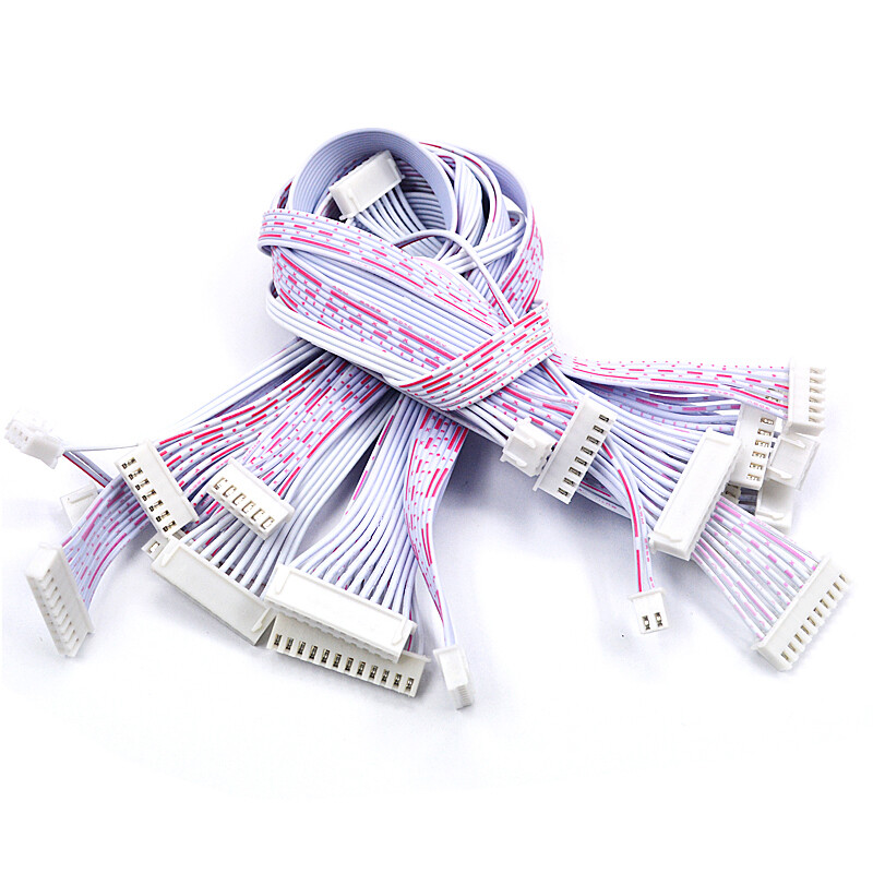 XH Red and white double-ended XH2.54 Plug length 10CM 2P/3P/4/5/6/10/11/12Pcable