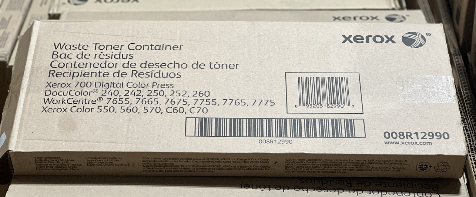 Xerox Waste Toner Container 008R12990 For 550, 560 C60, C70