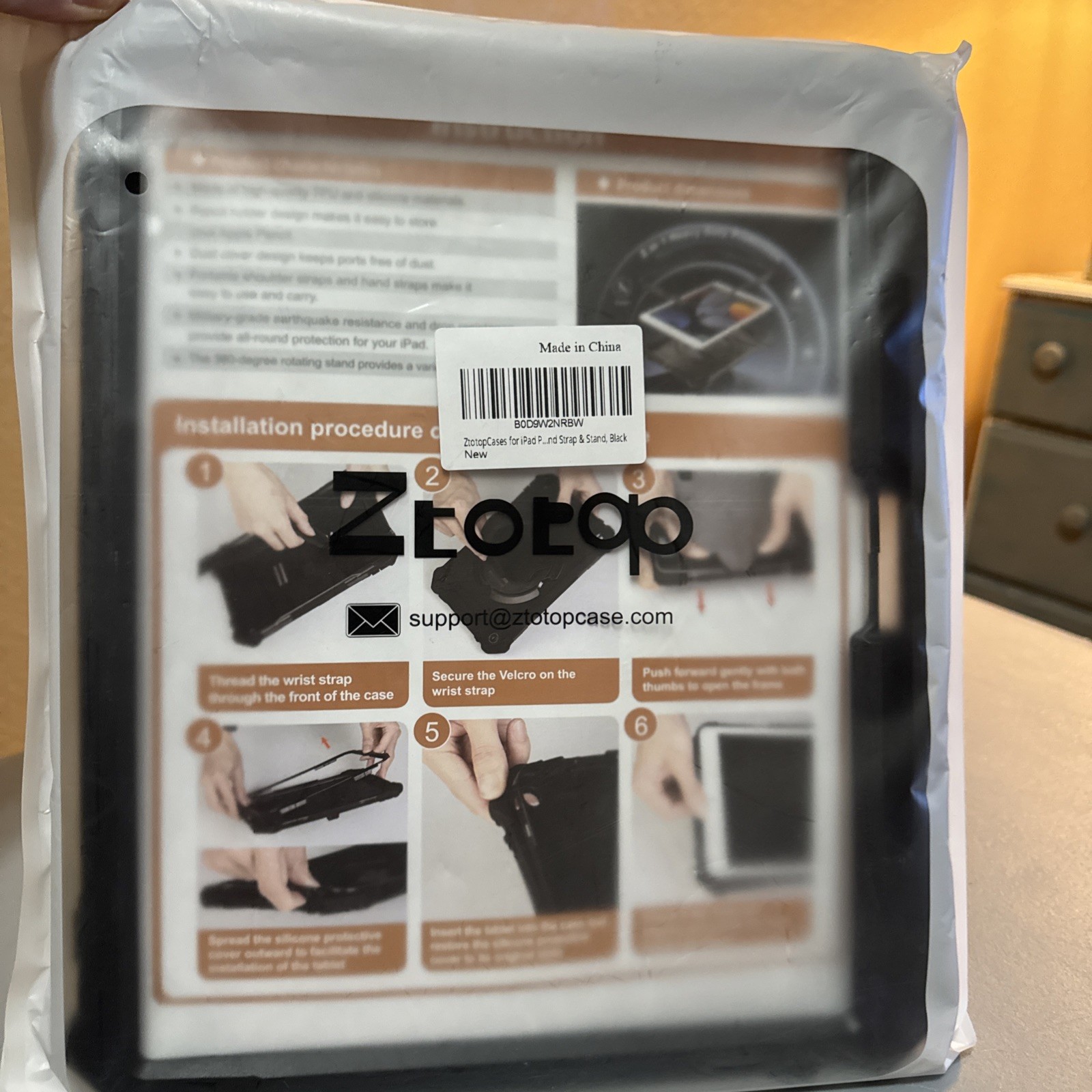 Ztotop Case For iPad Air 5th And 4th Gen Black Brand New Sealed