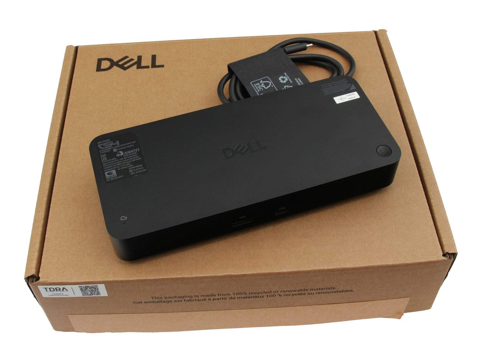 Dell 0MX0H2 Pro Smart Dock SD25 inc 180W Power Supply ~D~