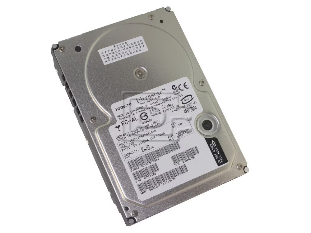 IBM / Hitachi Fibre / Fiber Channel Hard Drives 08K2107