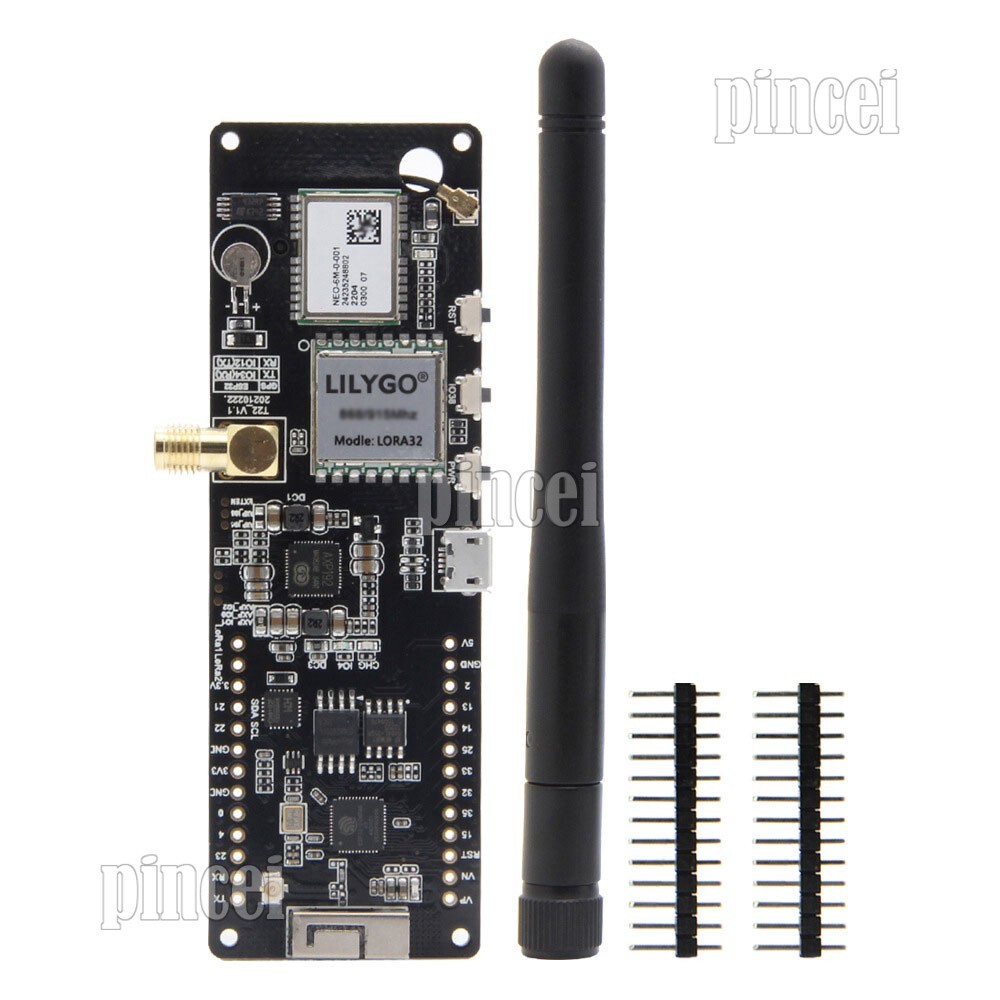 LILYGO 433MHz T-Beam V1.2 LoRa ESP32 GPS NEO-6M Long Range Development Board