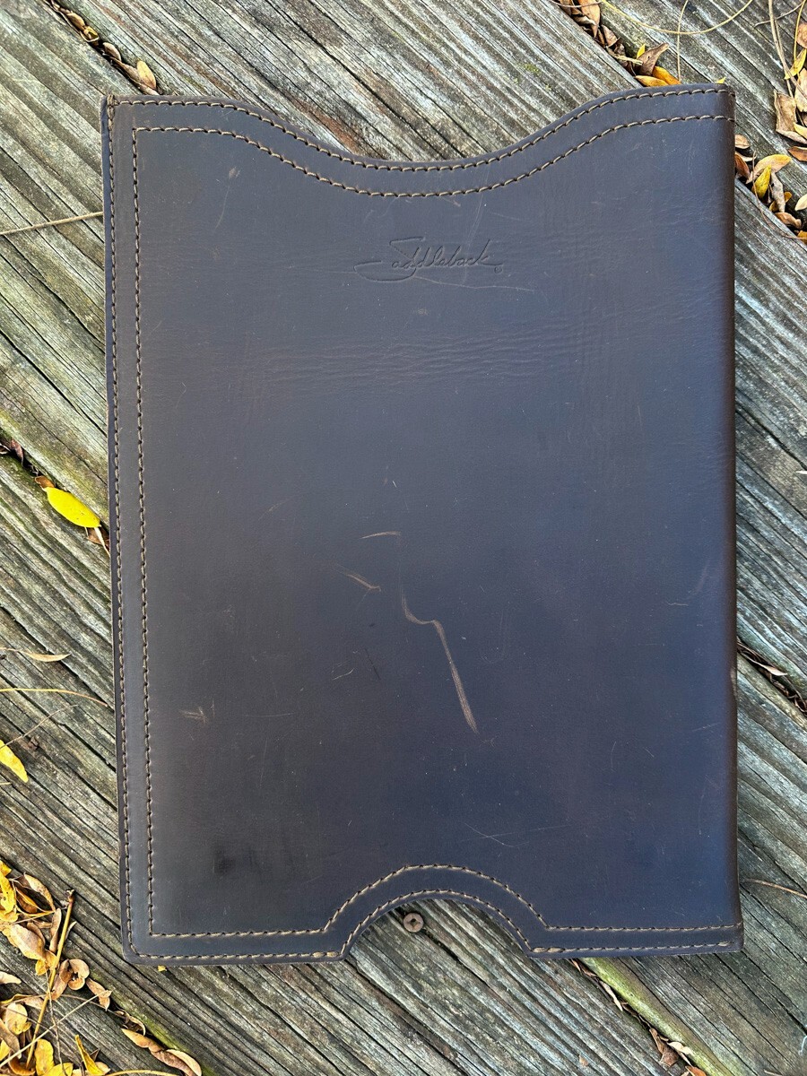 Saddleback Leather  Macbook Air 13 inch Laptop Sleeve Case Dark Coffee Brown