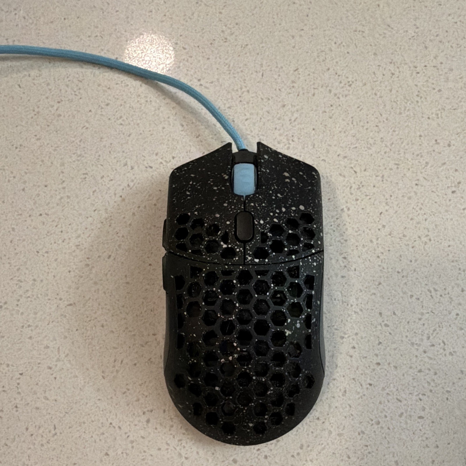 Finalmouse Ultralight Phantom Wired USB Optical Gaming Mouse Black/Blue