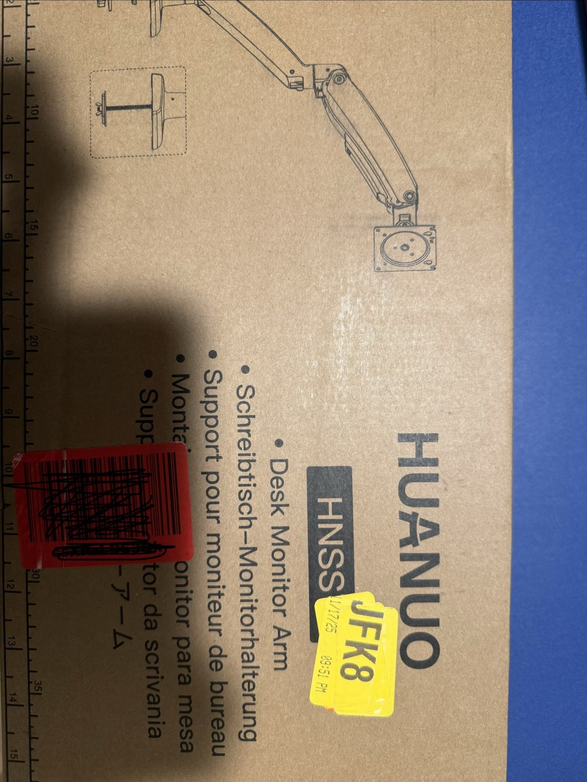 HUANUO Flexi Desk Mount Monitor Arm, Model HNSS7