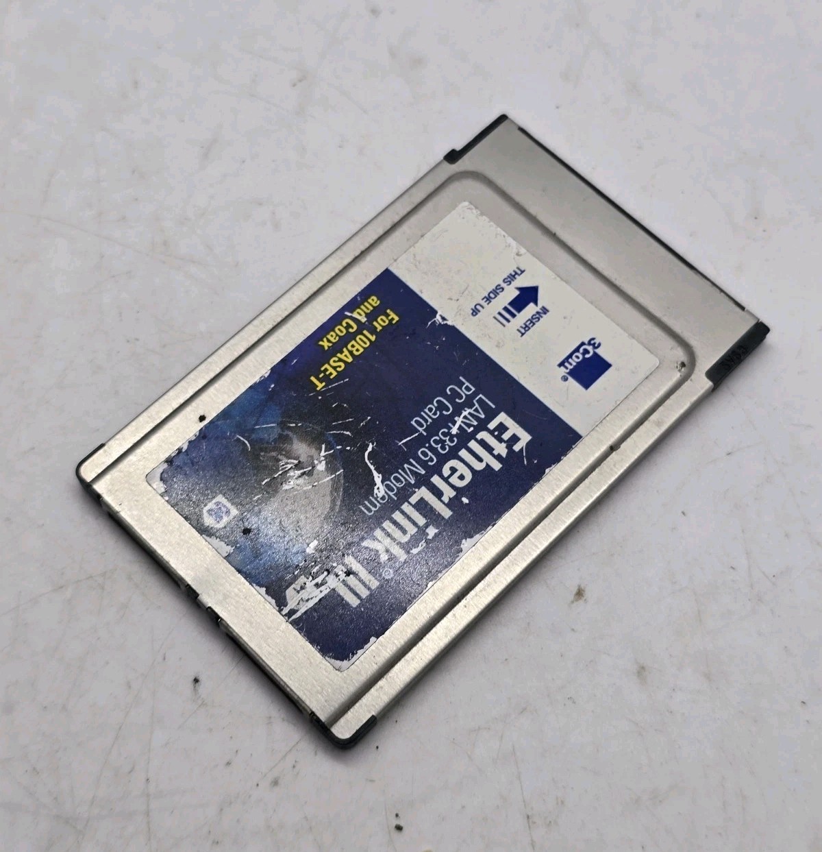 3Com EtherLink III PCMCIA Ethernet LAN PC Card 3C589D 