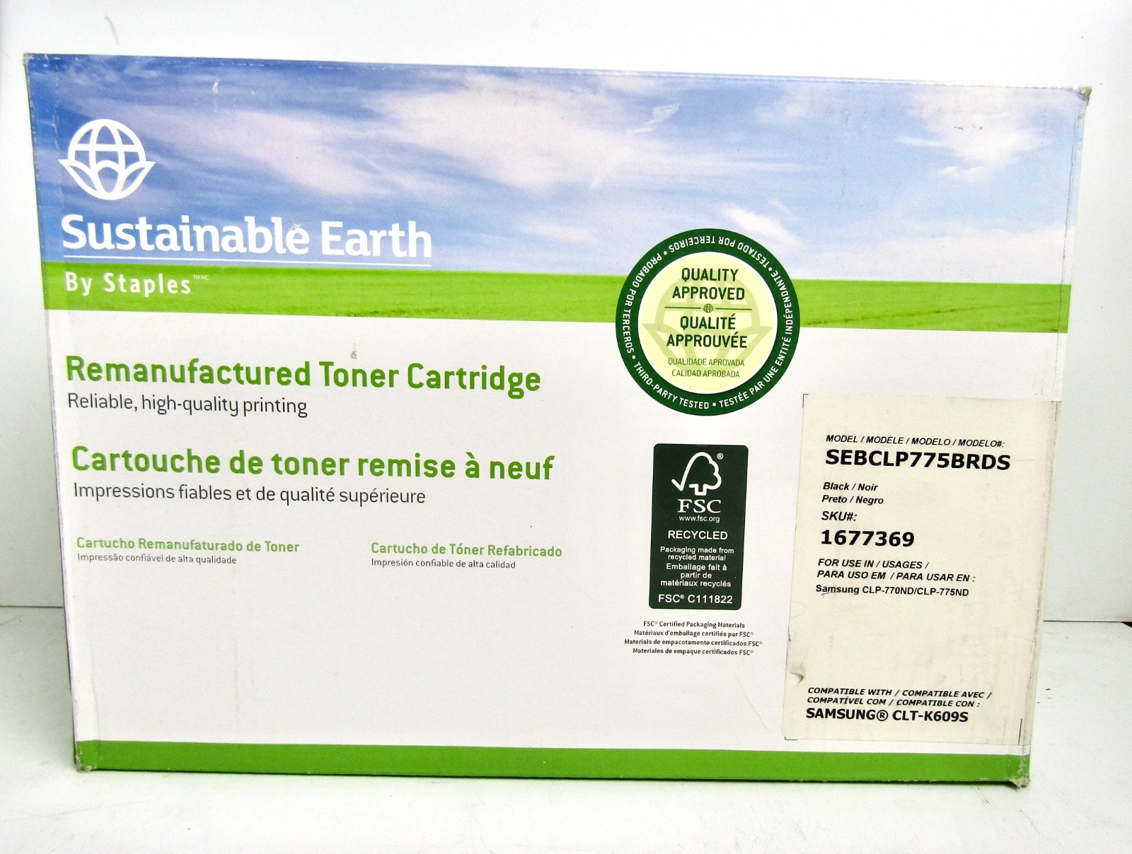 Compatible Toner Print Cartridge Samsung CLT-K609S BLACK - NO RETURN 