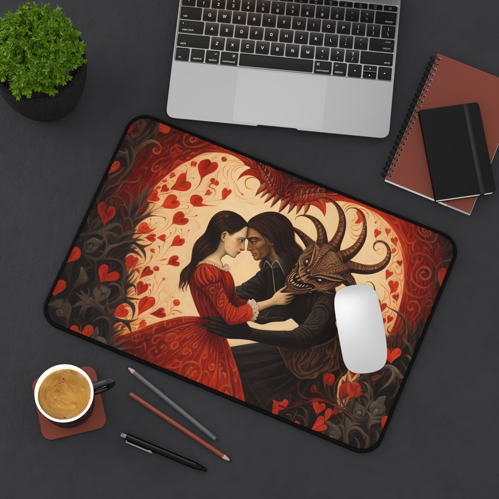 The beast within you will love Desk Mat