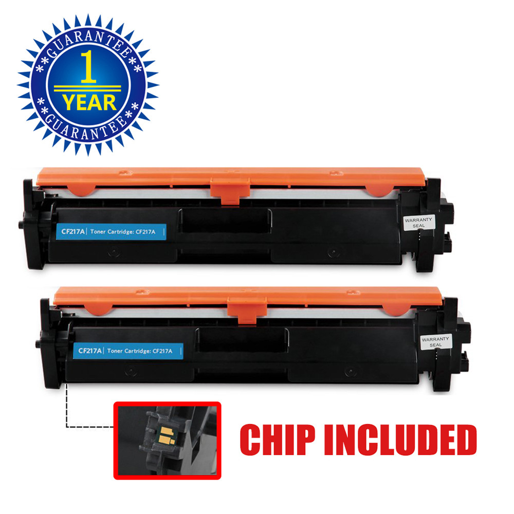 2PK CF217A 17A Toner Cartridge for HP LaserJet Pro M102w M102a MFP M130fw M130nw